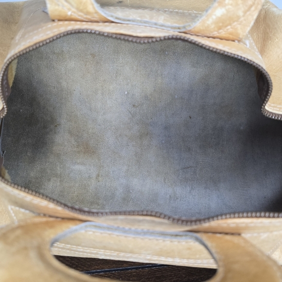 Vintage Carriel Yidi Leather Zipper Camera Doctor Duffel Bag Light Brown - Picture 14 of 16